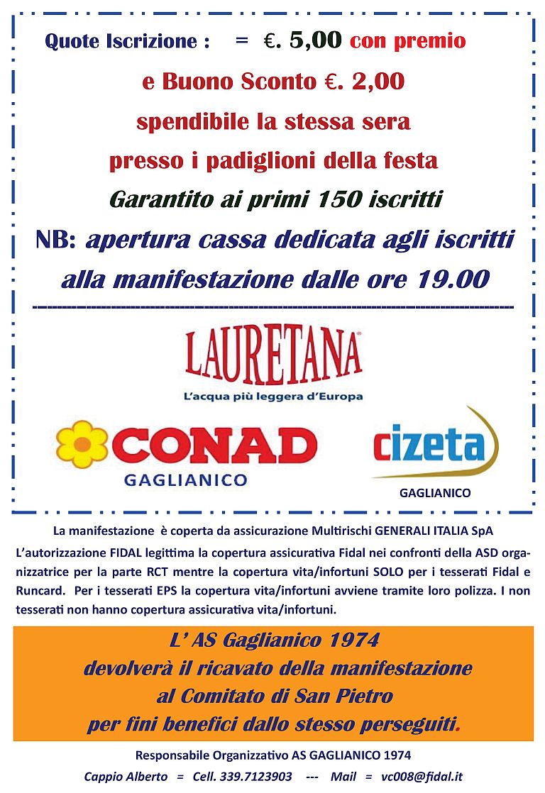 11° Camminata di San Pietro